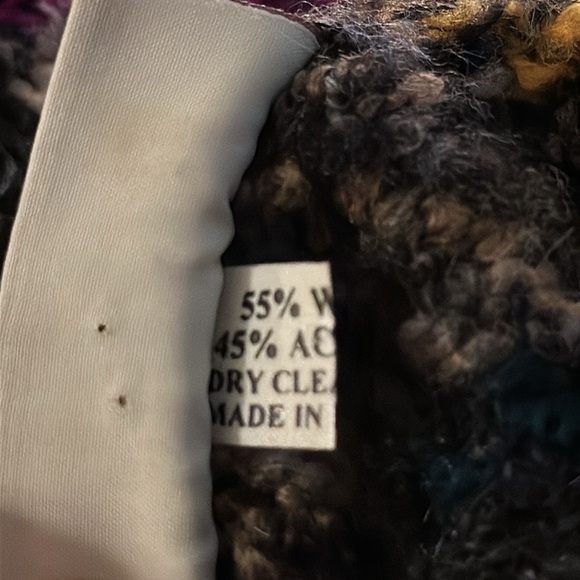 Boyne Valley Weavers Plaid Wool Fringed Shawl Handcrafted in Ireland Womens OS - Picture 10 of 11